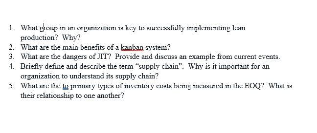 1. What goup in an organization is key to