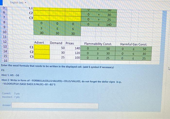 Blending Problem F Ungoliant Coal co, prepares 3