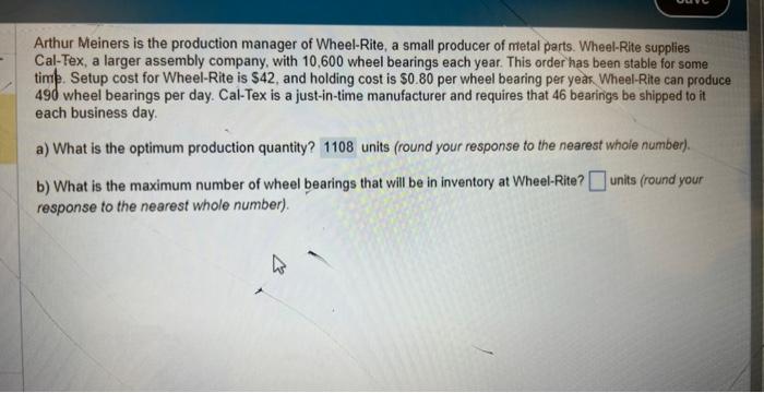 Arthur Meiners is the production manager of