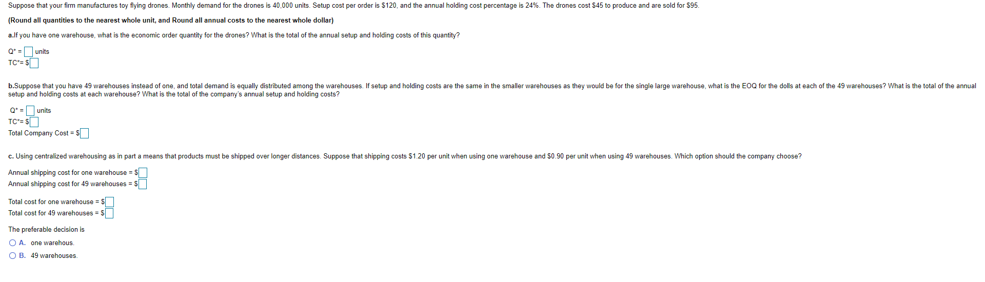 Suppose that your firm manufactures toy flying