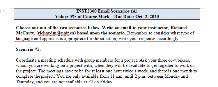 write a email about this topic and here is a kind