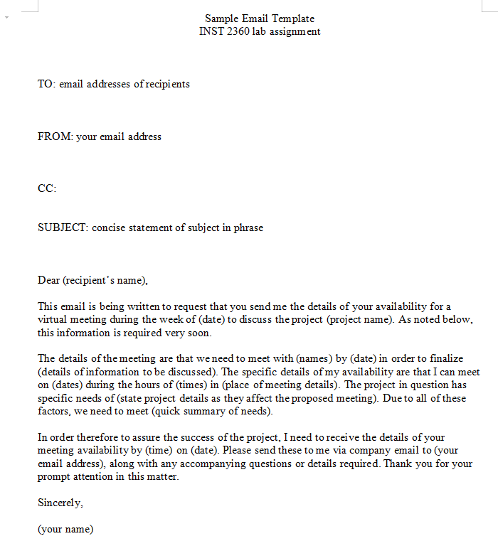 write a email about this topic and here is a kind