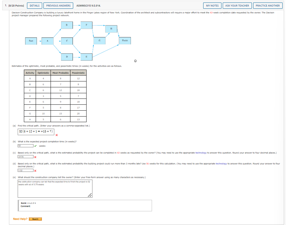 2. [-/20 Points] DETAILS ASWMSCI15 9.E.008.