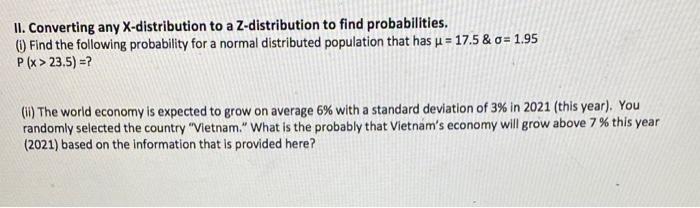 II. Converting any X-distribution to a