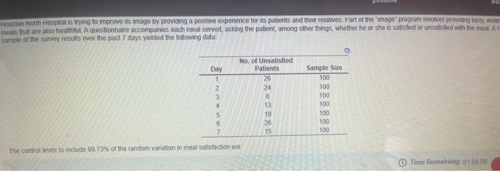 ANSWER ASAP!!! find that UCL and the LCL Houston