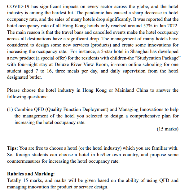 COVID-19 has significant impacts on every sector