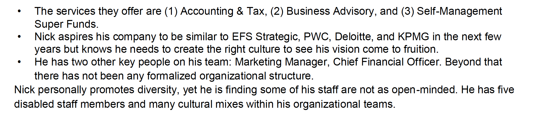 Assessment Description Nick Phillips has