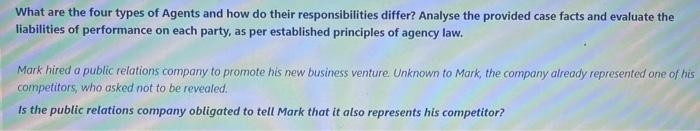 business law solve this ASAP What are the four