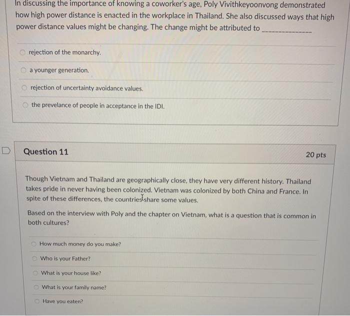 In discussing the importance of knowing a