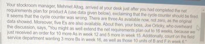 Fill in the blank, thank you. Your stockroom