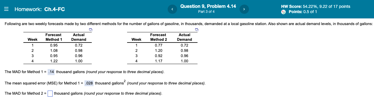 = Homework: Ch.4-FC Question 9, Problem 4.14 Part