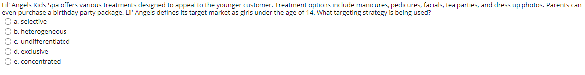 Lil' Angels Kids Spa offers various treatments