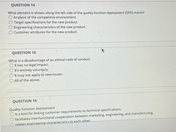 QUESTION 12 Which of the following methods can be