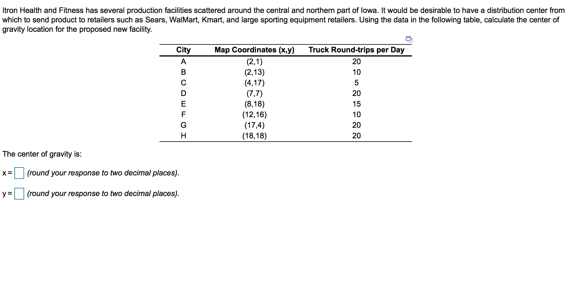 Itron Health and Fitness has several production
