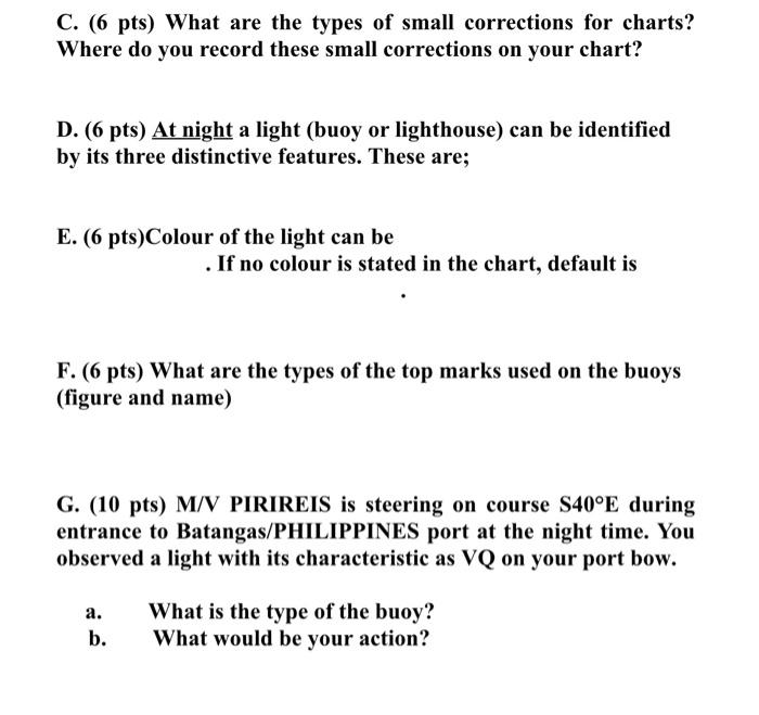 A. (5 pts) Write the name of region (Sea) which