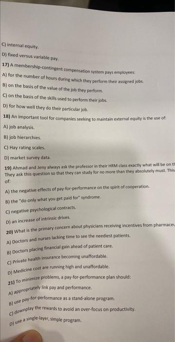 please it's urgent final exam 17) A