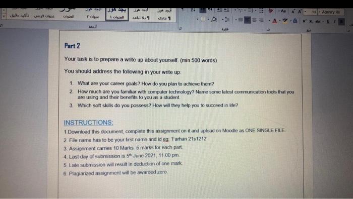 Agenty H Toli NE - Part 2 Your task is to prepare