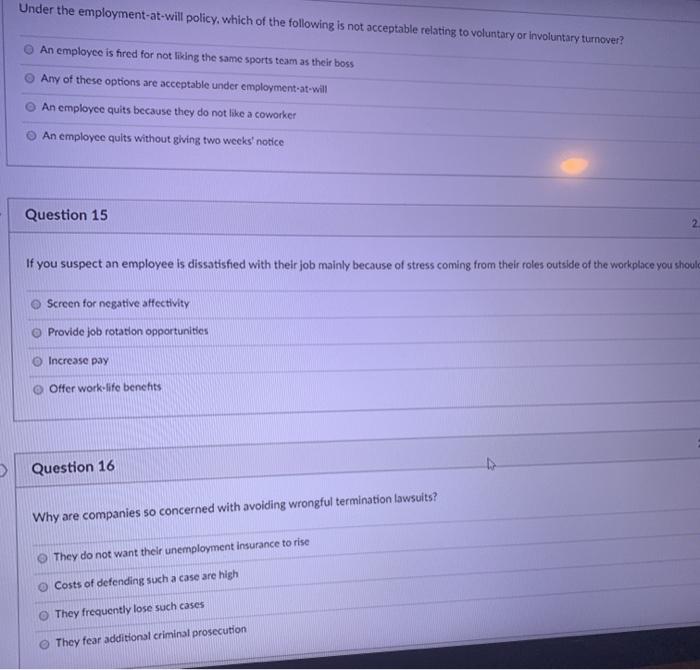 only need an answer for one question Under the