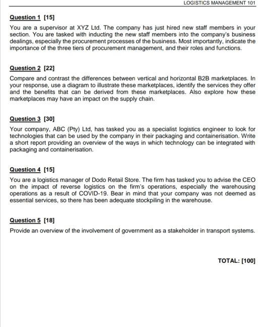 Please need assistance with my Logistics