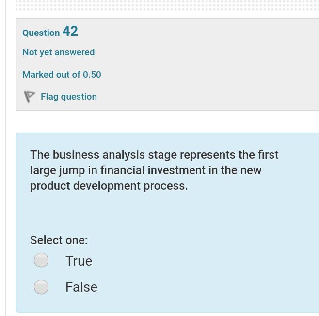 Question 36 Not yet answered Marked out of 0.50