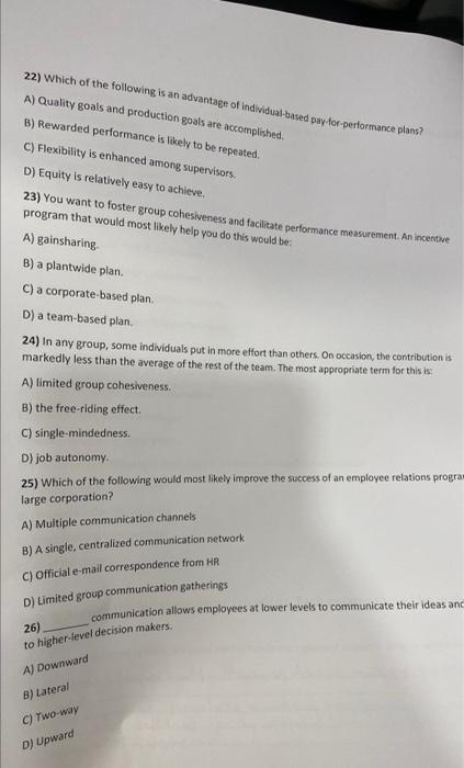 please it's urgent 23) You want to foster group