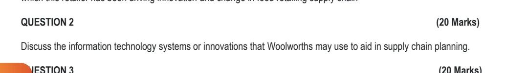 QUESTION 2 (20 Marks) Discuss the information