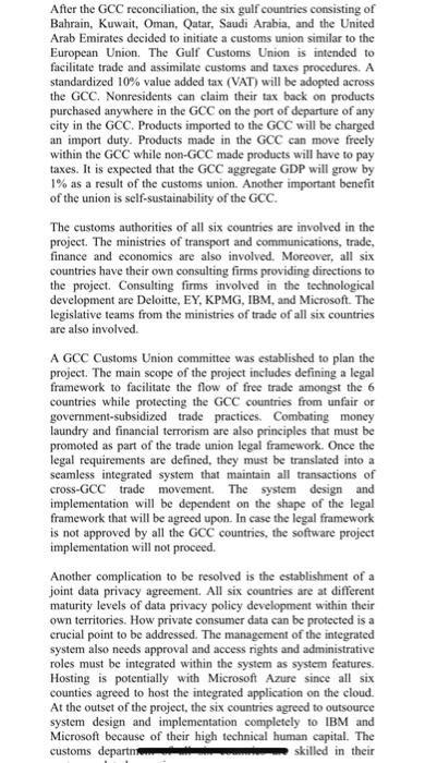 After the GCC reconciliation, the six gulf