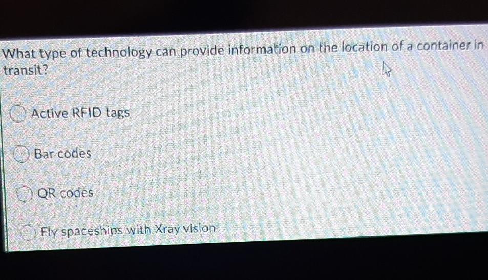 What type of technology can provide information