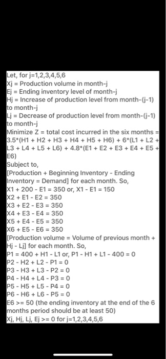 Use excel solver to solve this model. thanks 3. A