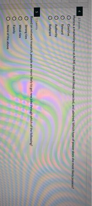 4 2.5 points Monica, a marketing internat ACME