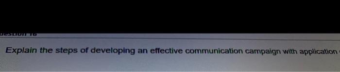 LATION TO Explain the steps of developing an