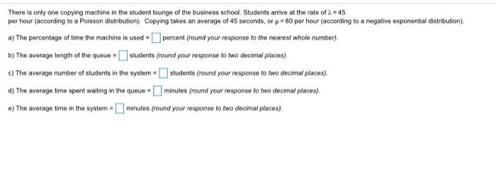 There is only one copying machine in the student