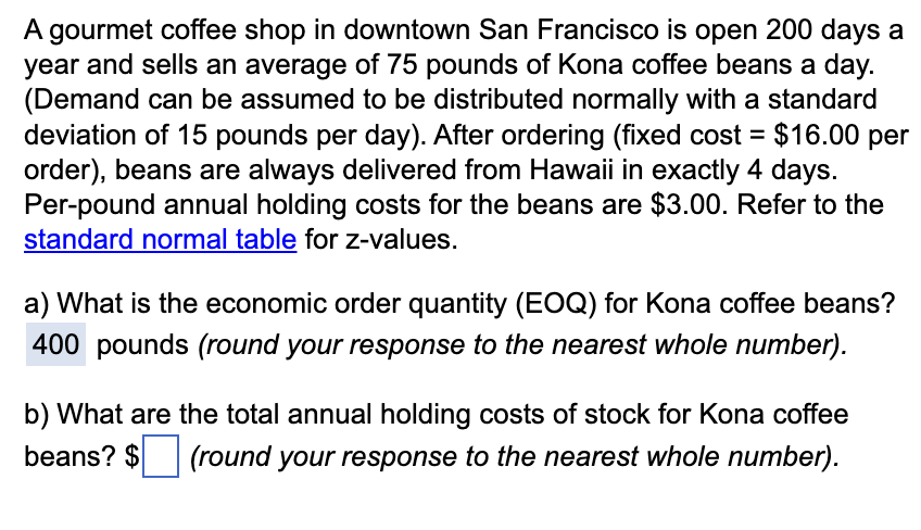 A gourmet coffee shop in downtown San Francisco