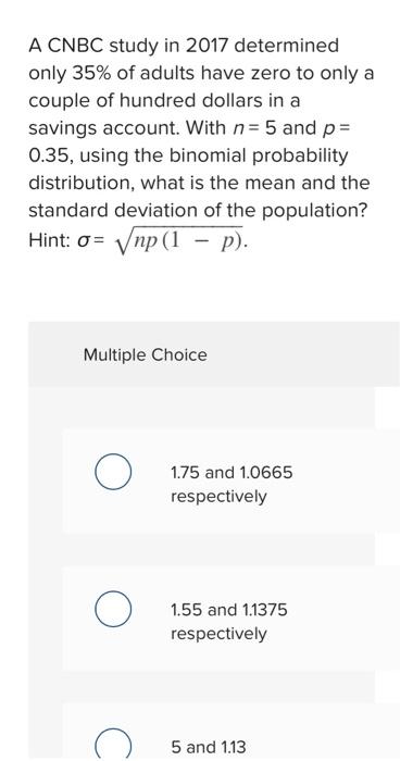 A CNBC study in 2017 determined only 35% of