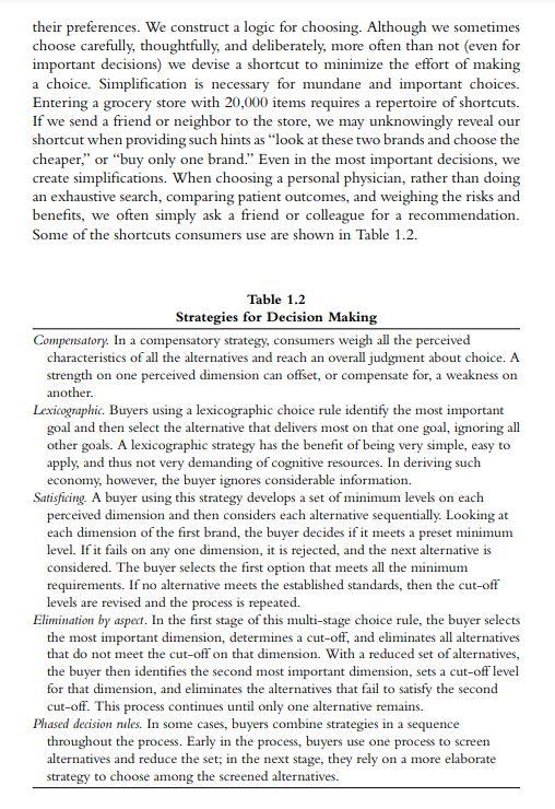 In Chapter 1 of the Kellogg Marketing book, we