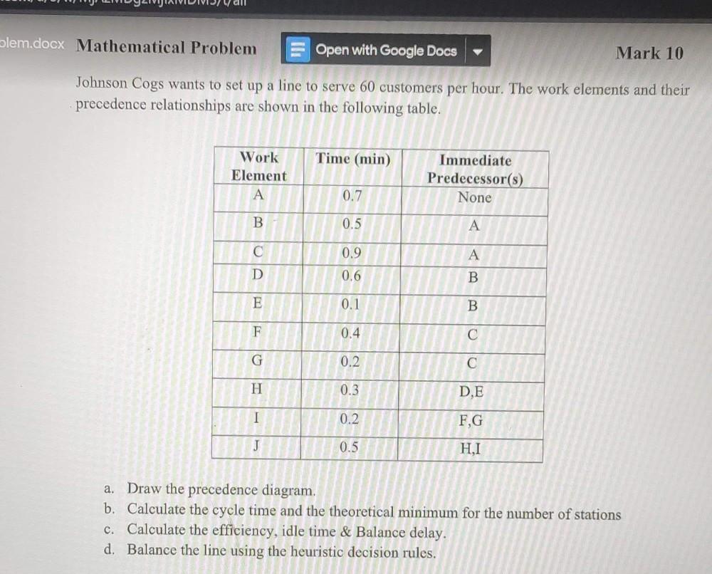 blem.docx Mathematical Problem Open with Google