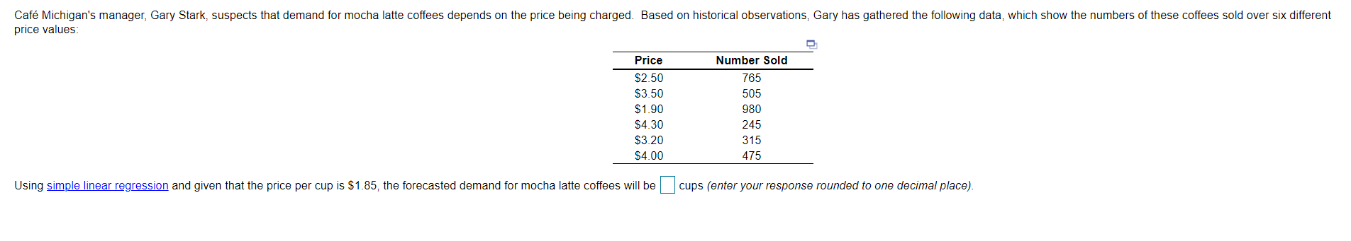 Caf Michigan's manager, Gary Stark, suspects that