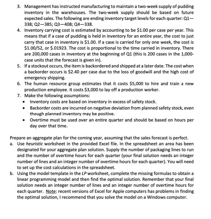 Case study: Developing an Aggregate Plan-Bradford