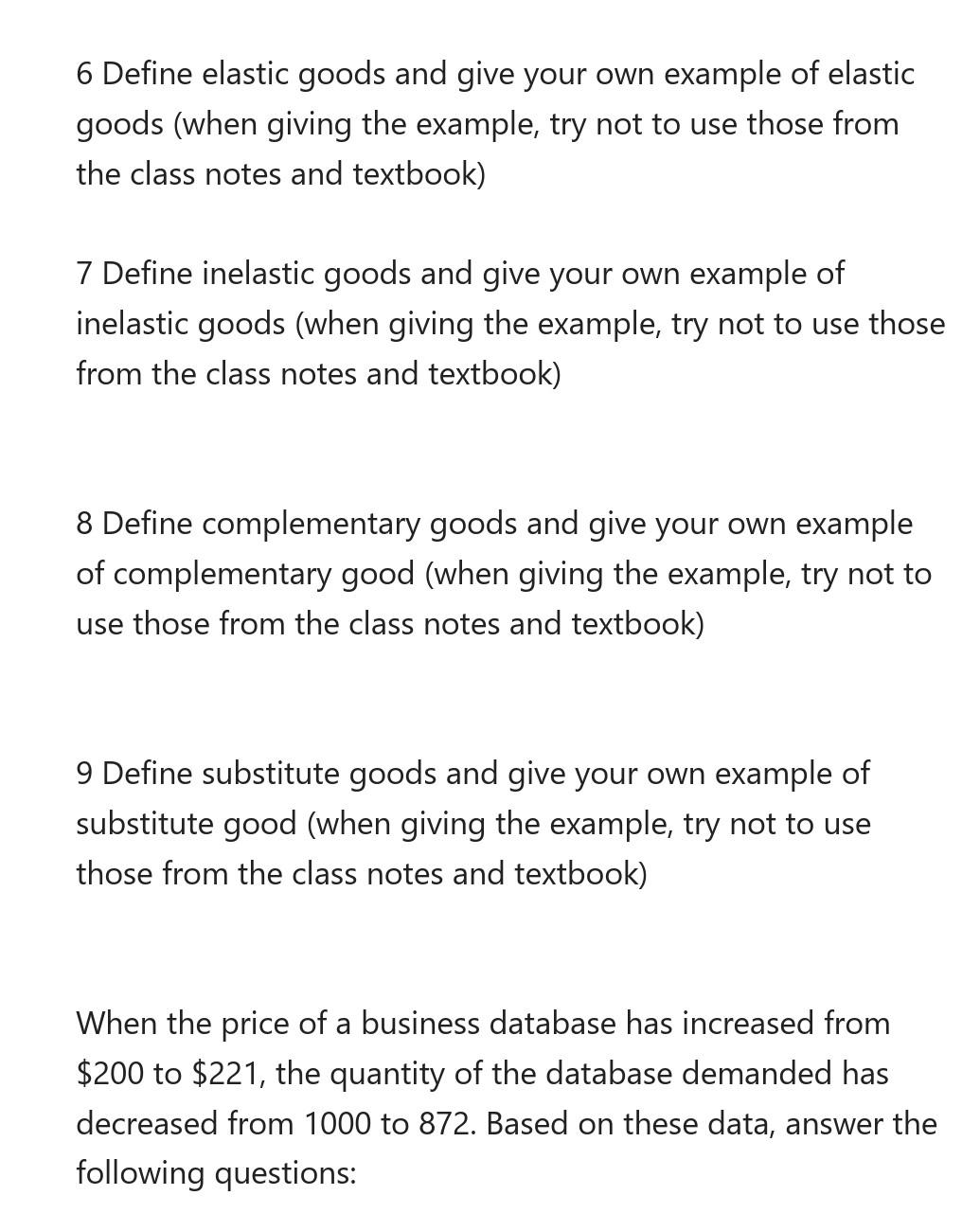 Use the notes and what you know. If you use