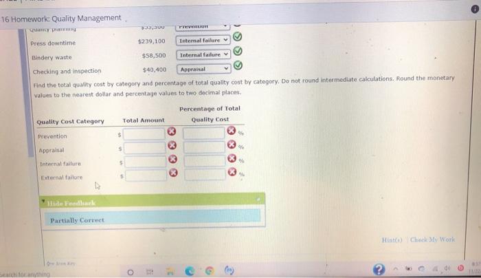 Questions Problem 1646 Algo (Cost of Quality
