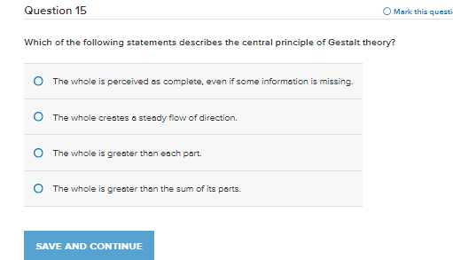 Question 11 O Mark this question What is the
