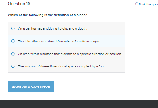 Question 11 O Mark this question What is the