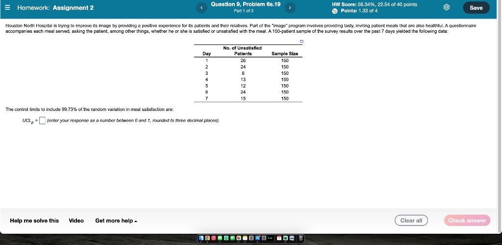 E Homework: Assignment 2 Question 9, Problem
