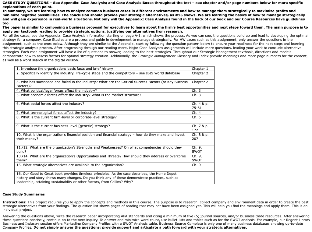Can I have help with this Strategic Management