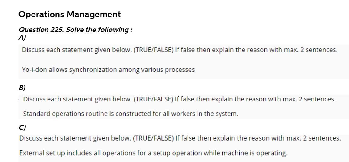 need answer as soon as possible with explaination