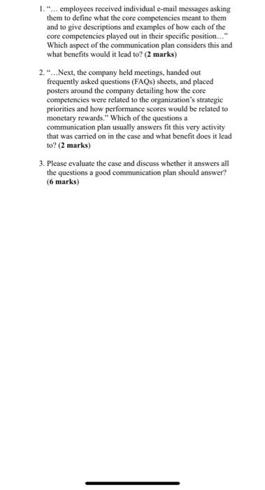 CASE STUDY 7-1 Implementing a Performance