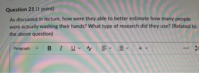 As discussed in lecture, how were they able to