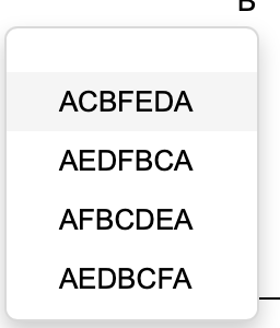 Drop Downs include: Table 1: Royal Seafood