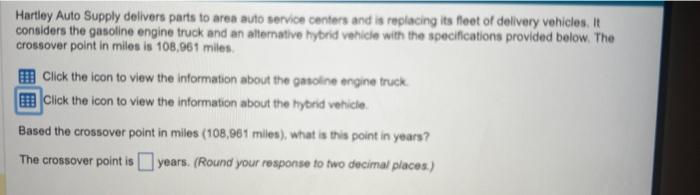 Hartley Auto Supply delivers parts to area auto