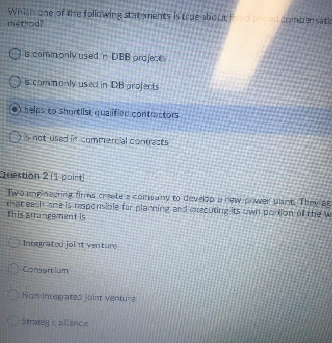 Which one of the following statements is true